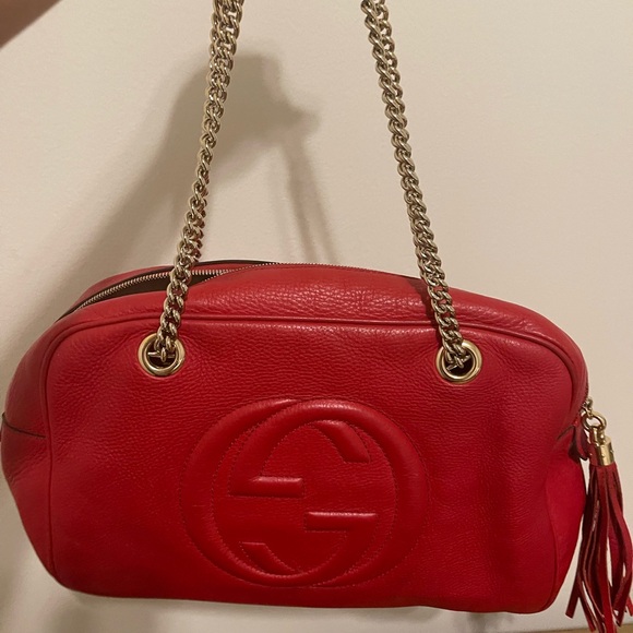100% Authentic Gucci large soho bag with chain strap - Picture 10 of 13